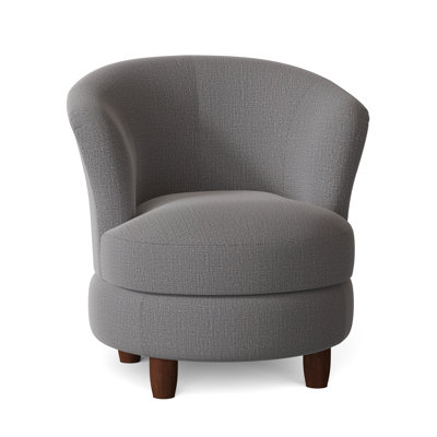 Palmona Upholstered Swivel Barrel Chair