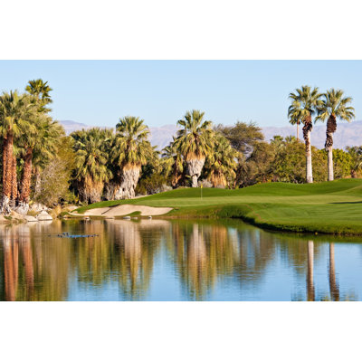 Beautiful Desert Golf Course by ImagineGolf - Wrapped Canvas Print