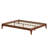Solid Dry Bamboo Wood Platform Bed Frame-364744499