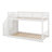 Imarah Kids Twin Over Twin Bunk Bed-783985638