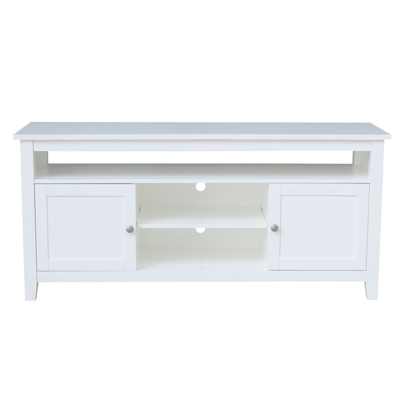  Ramapo Solid TV Stand for TVs up to 65", White