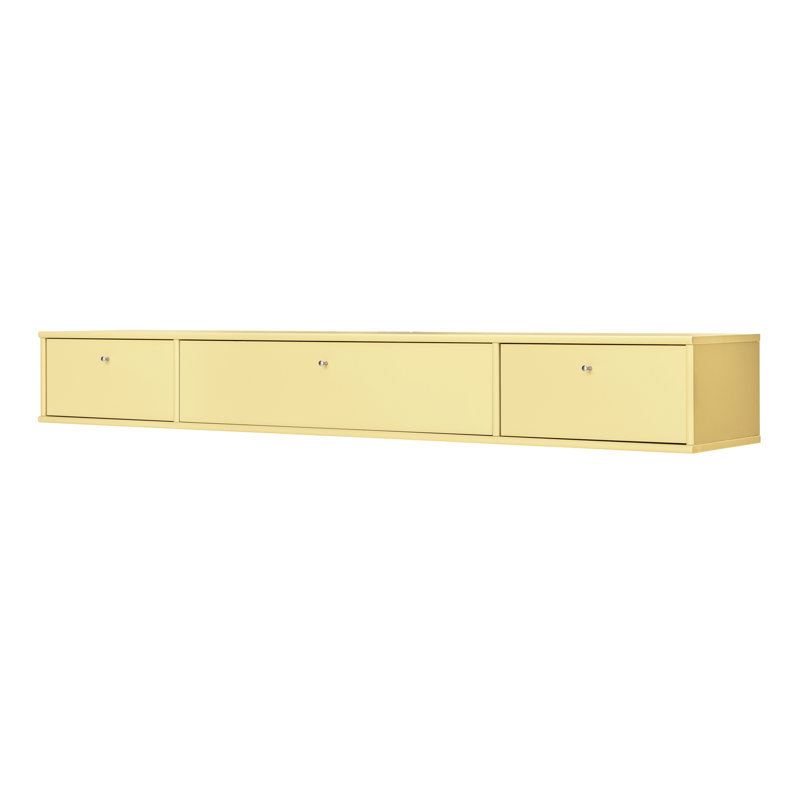 Mistral Unfinished TV Stand for TVs up to 65", Yellow