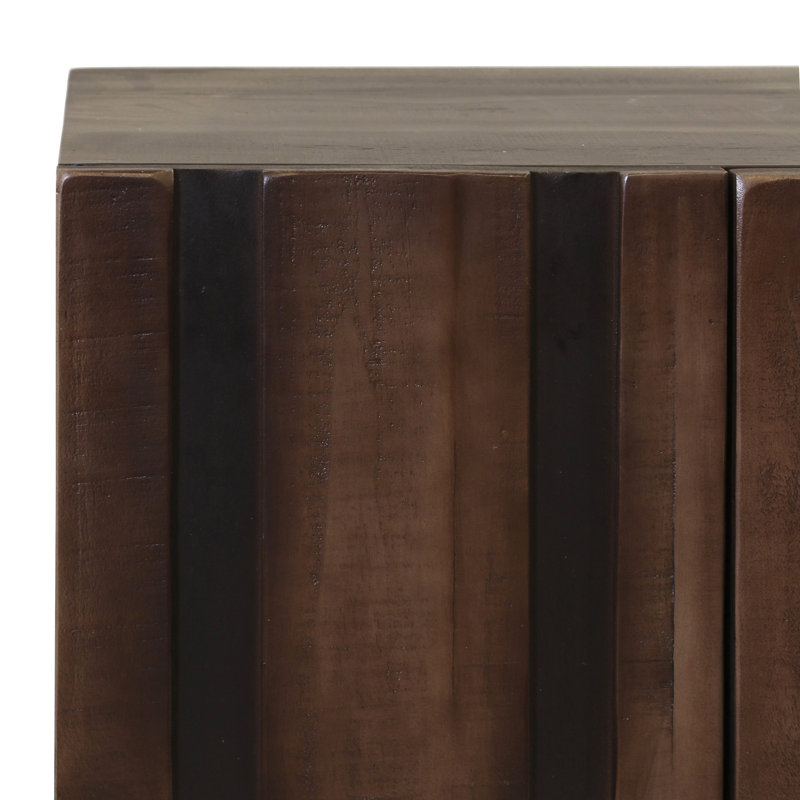 Grande console 6 portes diapason - Brun