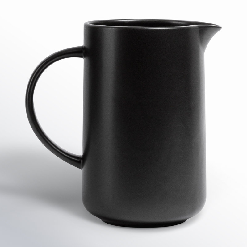 pichet en grès, Noir