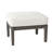 Lattice Aluminum Ottoman - Slate Gray-63361355-70039798