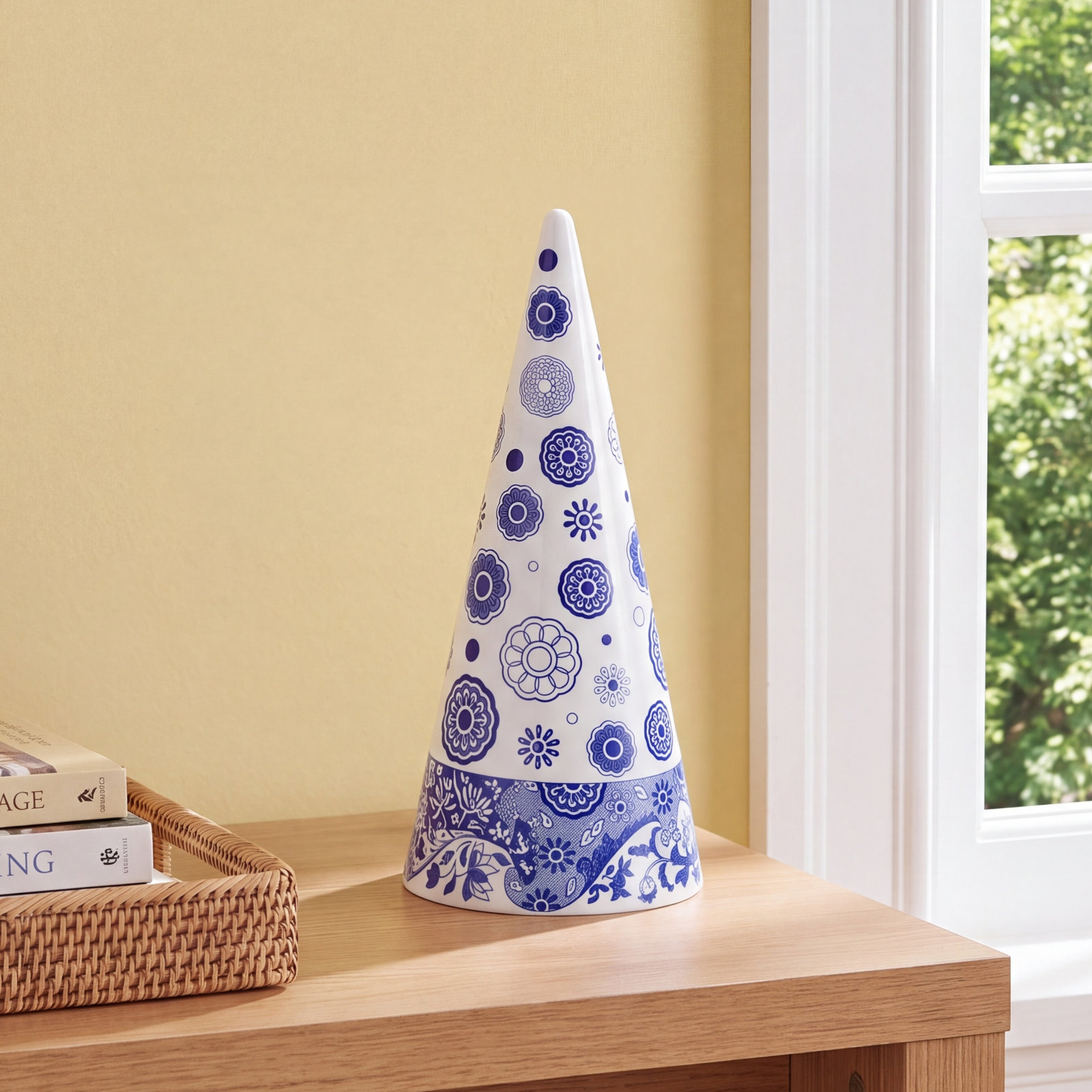 Spode Blue Italian Topiary 10"