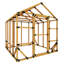 8 ft. W x 8 ft. D Greenhouse