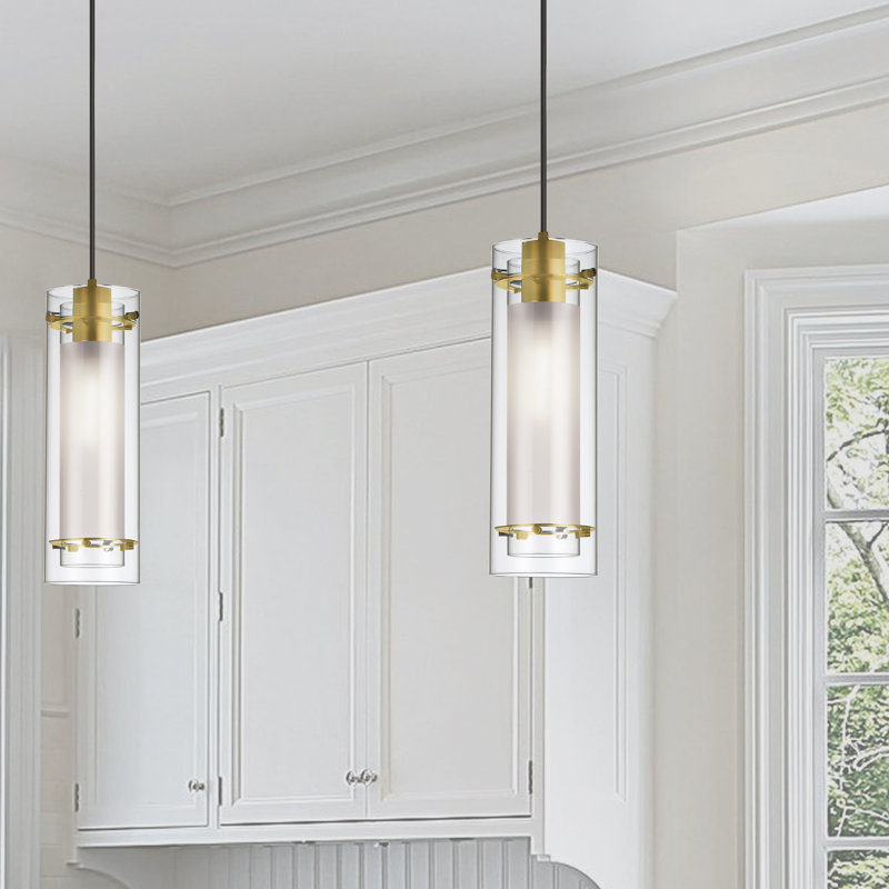 Heiman 1 - Light Single Pendant, Aged Brass