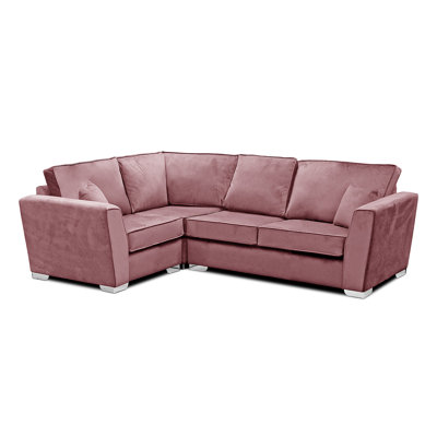 Quade 4 Seater Velvet Corner Sofa 