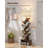 6-Tier Tree Bookshelf With Built-In Light - Rustic Brown Tall Bookcase With Storage Drawer, Adjustable Lighting For  Office/Bedroom (Anti-Tip Design)