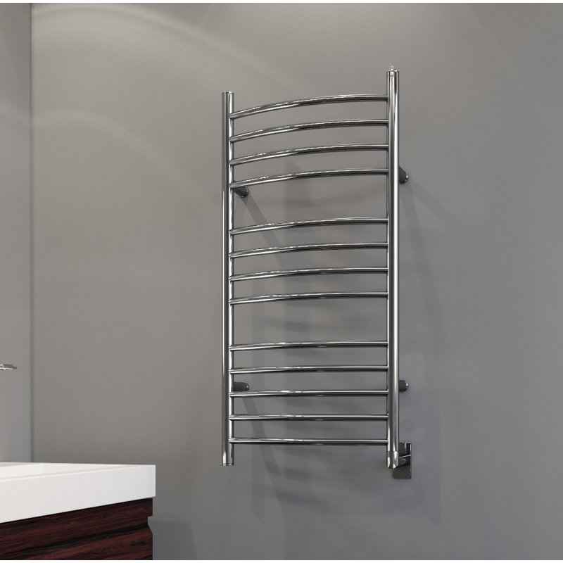 Svelte Straight Towel Rail Towel Warmer, Polished