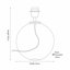 Alaysa Glass Lamp Base Lamp