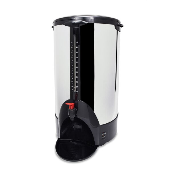 COFFEE MAKER ELECTRIC POLISHED STAINLESS 60 CUP