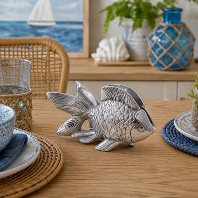 Decorative Pewter Goldfish