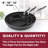 Granitestone Pro Hard Anodized 3 Piece Nonstick Fry Pan Set - 8'' 10'' and 12''