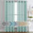 Hywell Soft Linen Plaid Semi-Sheer Grommet Curtain Panels-429486272-429486303
