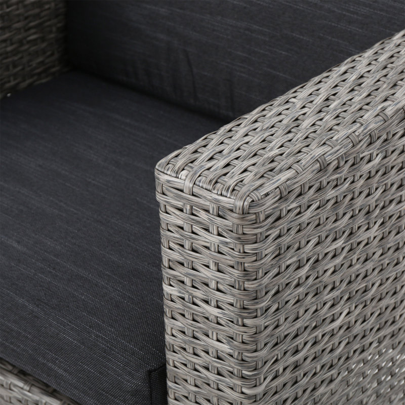 Ensemble 4 pièces Puerta, Gris, Noir