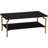 Household Essentials Crown Rectangular Coffee Table With Storage Shelf
