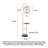 Elegant Brass Standing Clock Marble Base Pendulum with Small Display Table
