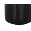 Lighting, H 25 po, lampe de table, béton noir, abat-jour noir, contemporain
