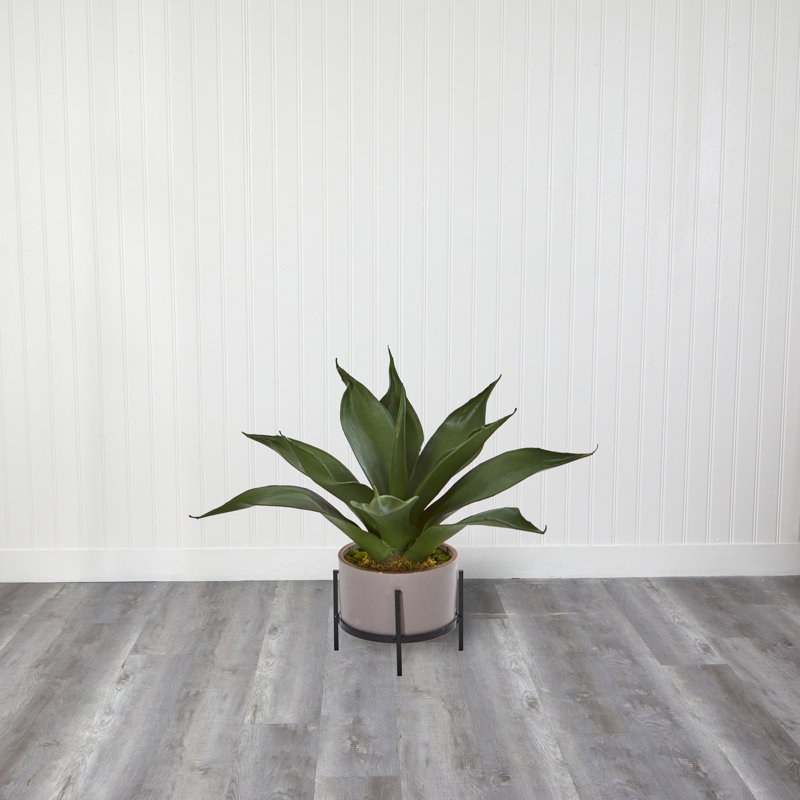 Agave artificielle 9" succulent plante en pot