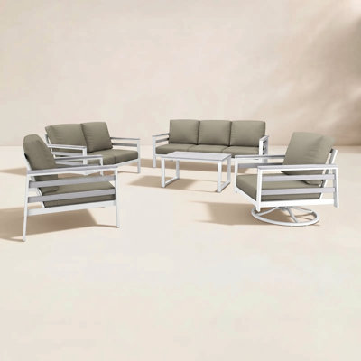 Townsend 7 Person Seating Group With Sunbrella Cushions