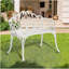 Banc en fonte d'aluminium