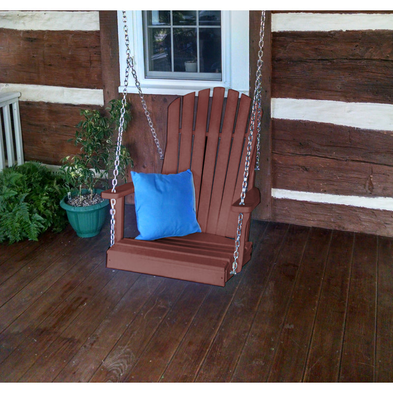 Balancelle en rotin Adirondack Ratto, Bois de cerisier