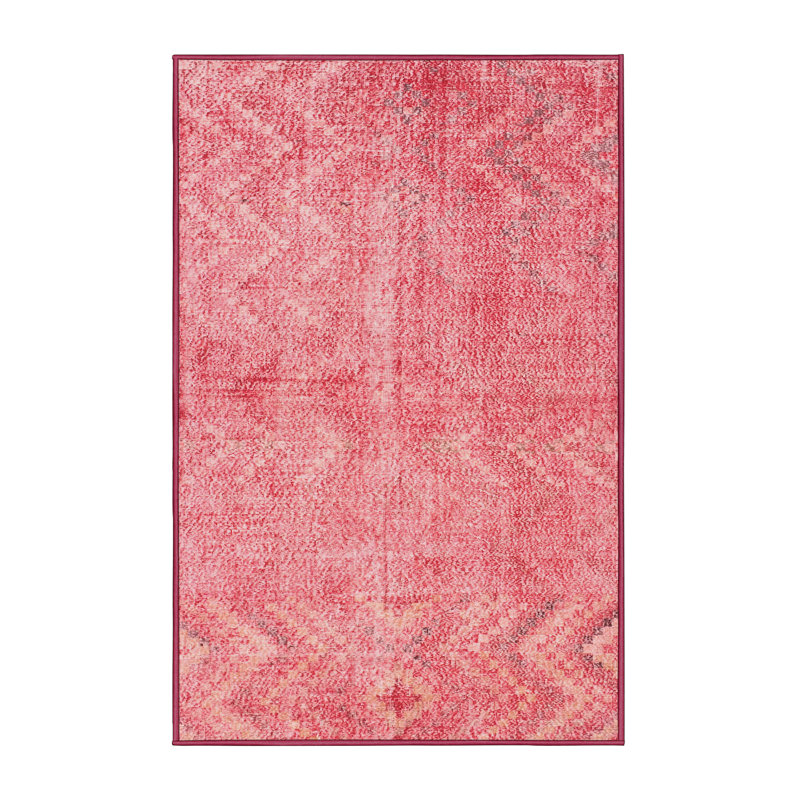 Tapis traditionnel 769 rose/blanc, Rectangle 2 pi x 4 pi