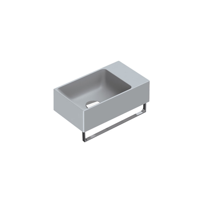 Zero 40 15.75'' L Bathroom Sink, Cement Matte