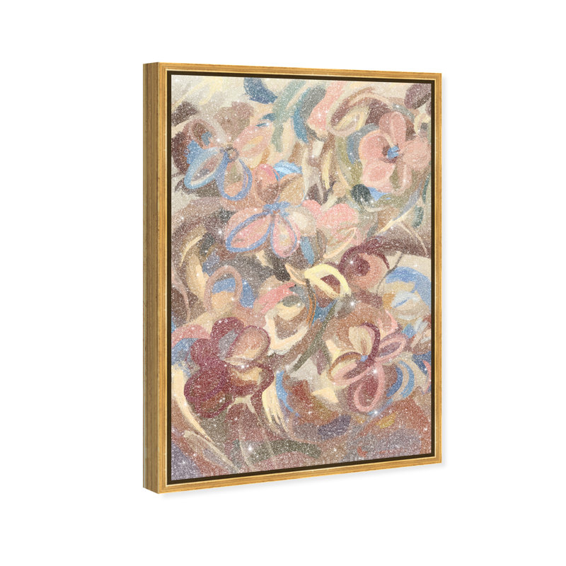Moving Eden Print by Oliver Gal, 16"H x 11"W, Gold Floater Frame
