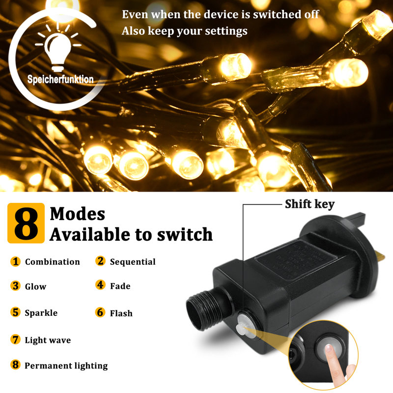 Fairy String Light, 3x2m, Warm White
