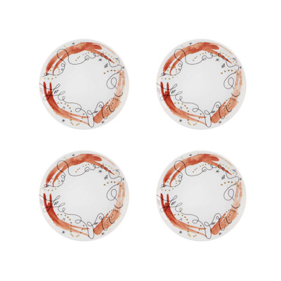 Folkifunki Porcelain Bread And Butter Plate
