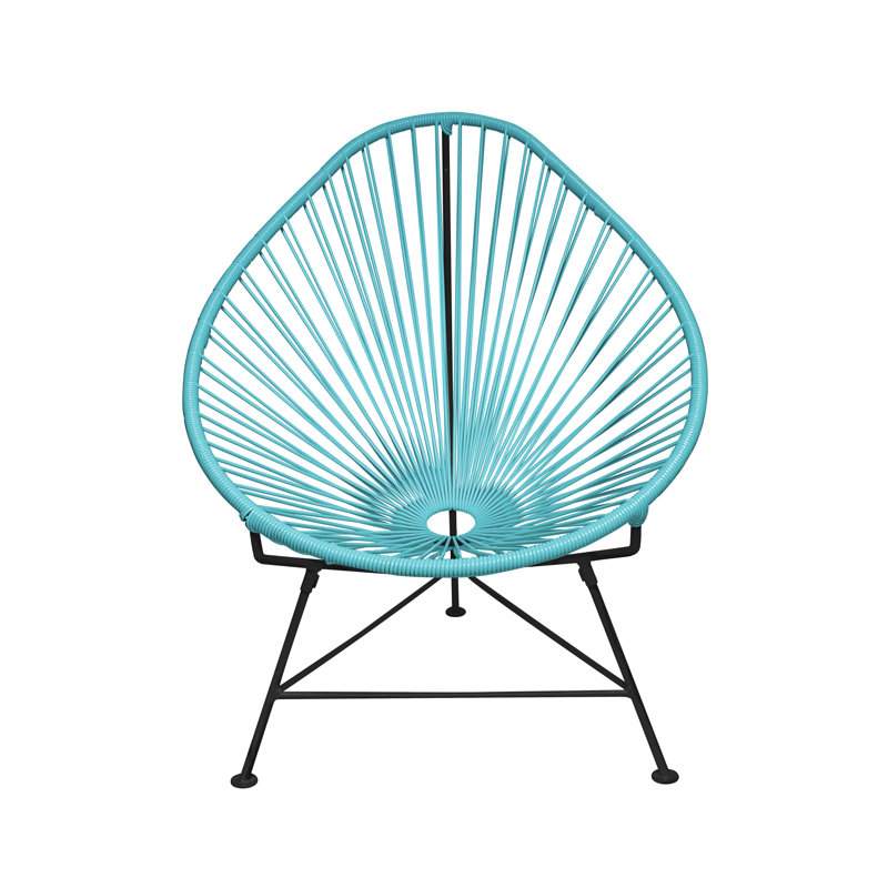 Chaise de jardin, Bleu / Noir