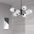 Ripley 8 - Light Matte Black Unique/Statement Pendant