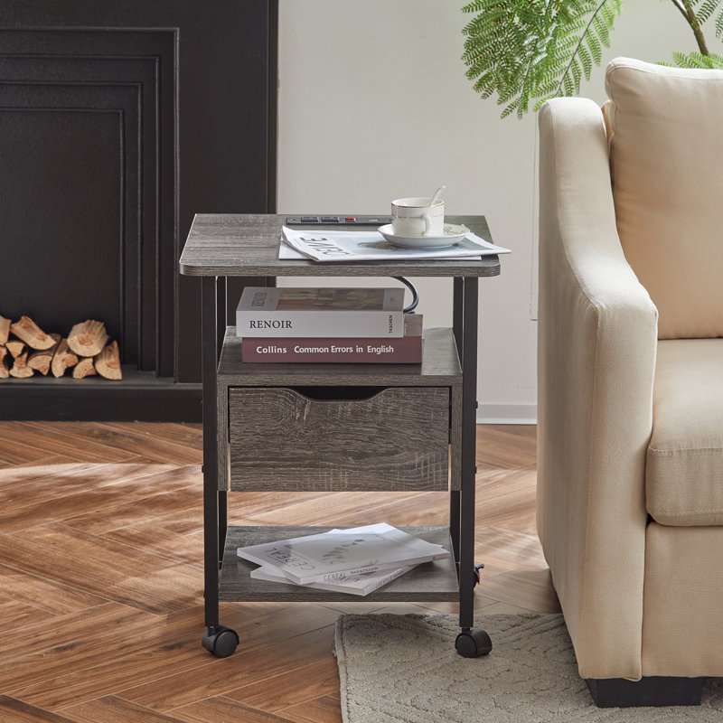 Table d'appoint avec station de charge