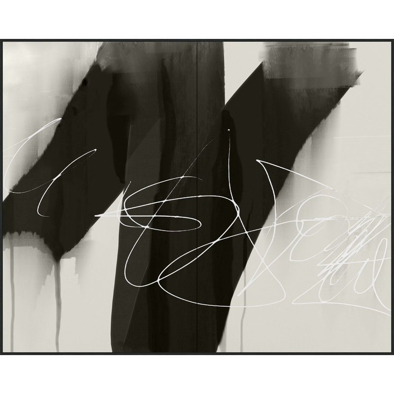 Scribble Effect Print by Lillian August