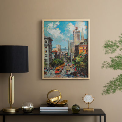LANDSCAPES Series CCCLIII Framed Print - Solid Wood