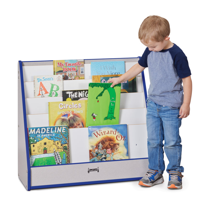 Support pour livres Rainbow Accents, Bleu