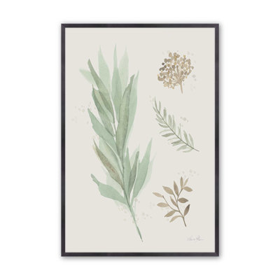 «Earthy Greens in Bloom I»
