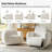 Aegean Modern Chenille Power Recliner with Dual Motor and Covered Arms-1827785965