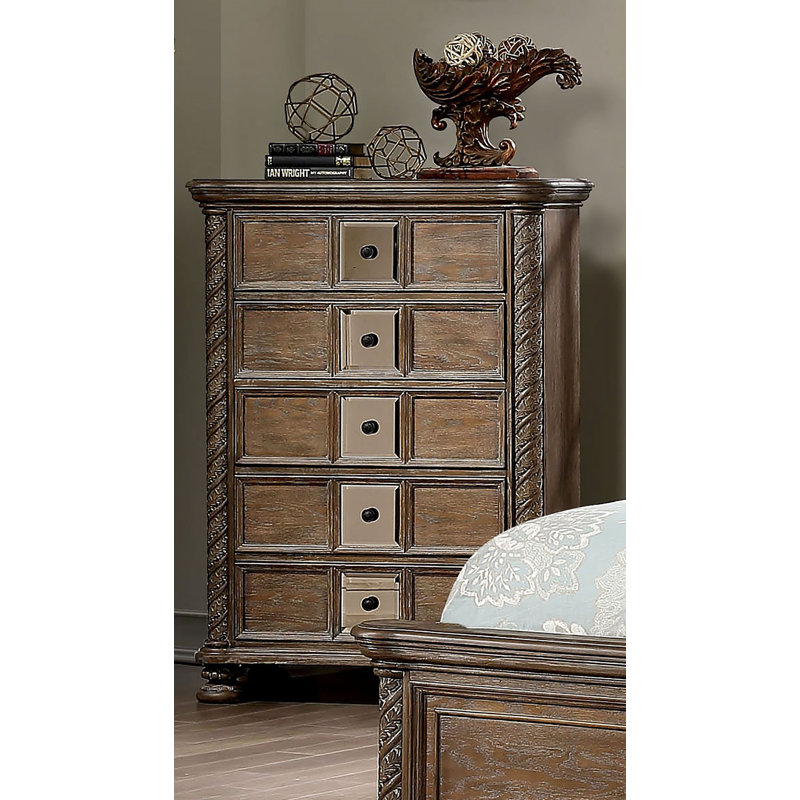 Fabijan 38.5'' W 5 - Drawer Dresser