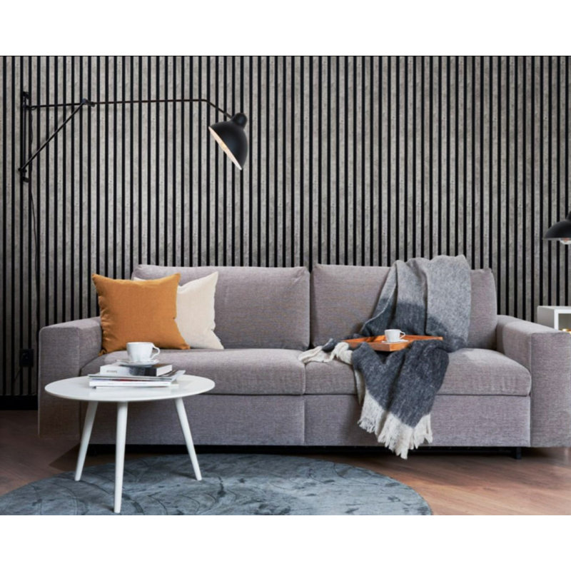 Madelyne 30cm W x 30cm H Wall Paneling - 2 pack, Grey