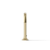 Occasion Sink with Cane Design Single Hole Bathroom Faucet with Drain Assembly