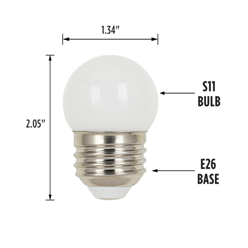 Ampoule DEL S11 E26 / moyenne (standard) 10 W 2700K