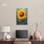 Impression sur toile tournesol impressionniste, Art Remedy-105316867-105316870