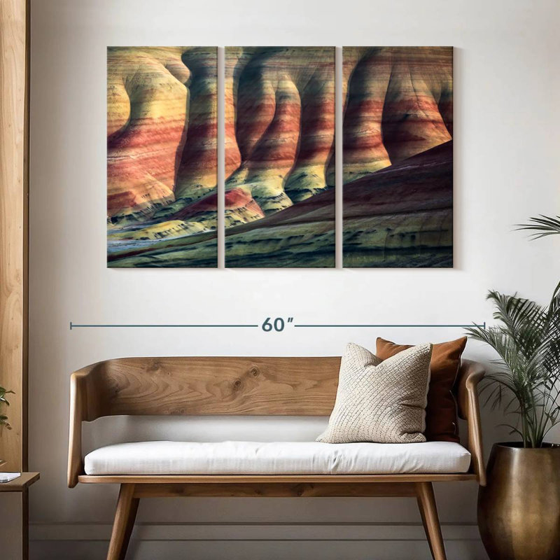 Alvord Painted Hills, 32" H x 50" W