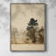 «Vintage Landscape V», reproduction encadrée - bois massif-424044280
