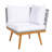 Faiqah 5 - Person Patio Dining Set with Rectangular Table , Cushions Included-2139747592-2139747594