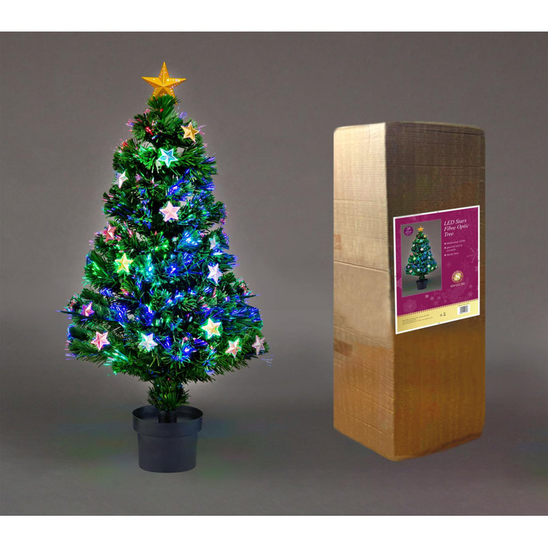 Lighted Artificial Christmas Tree, 2 ft.